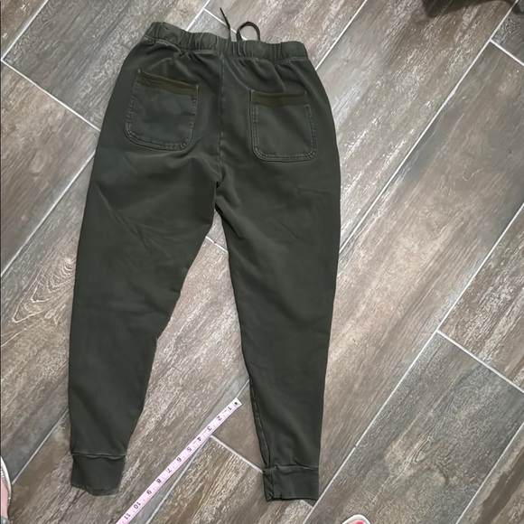 Anthropologie Green Daily Practice Yoga Jogger Track Pants with Drawstring Waist - Picture 4 of 11